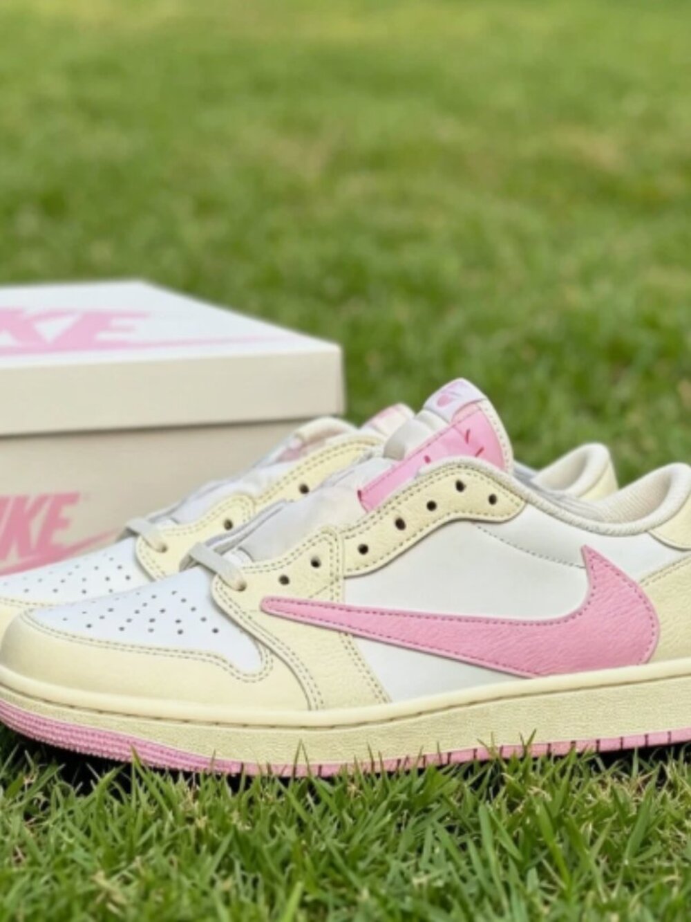 Nike Air Jordan 1 Low Travis Scott Shy Pink